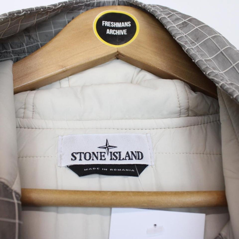 Stone Island AW 2023 Macro Ripstop Nylon Metal Pullover Jacket Large