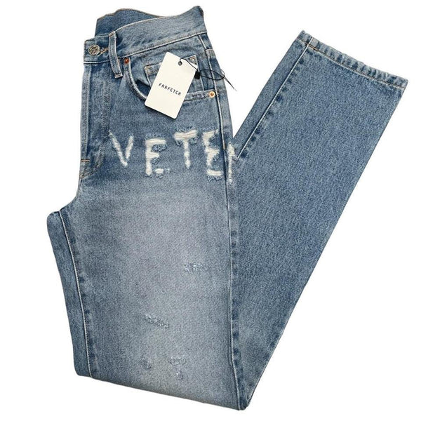 Vetements hot sale logo jeans