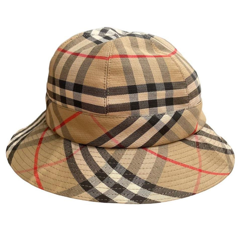 Vintage 80s Burberry Bucket Hat Medium