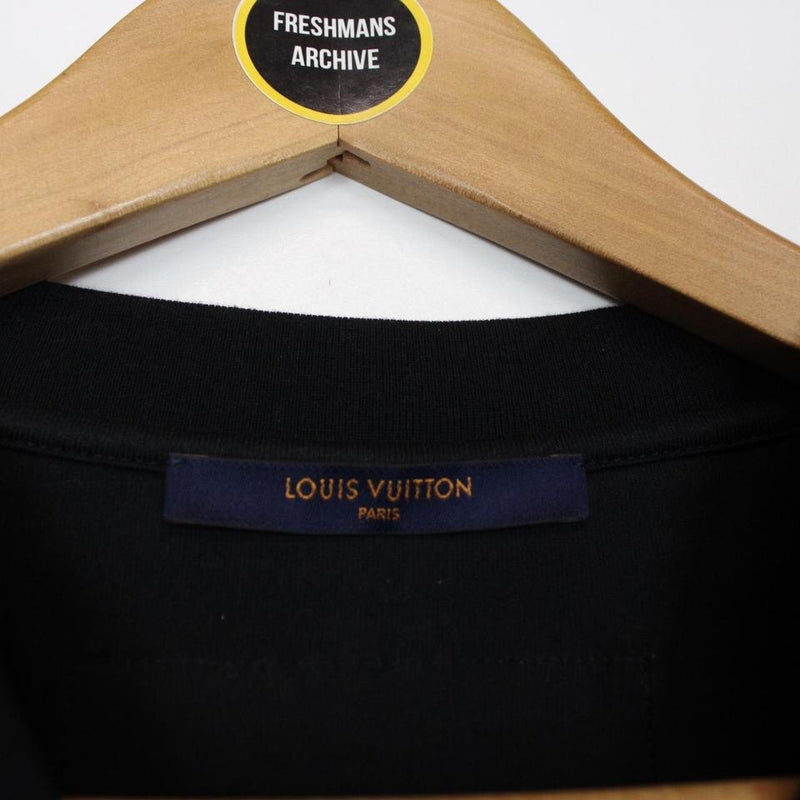 Louis Vuitton Embossed LV Logo T-Shirt Medium