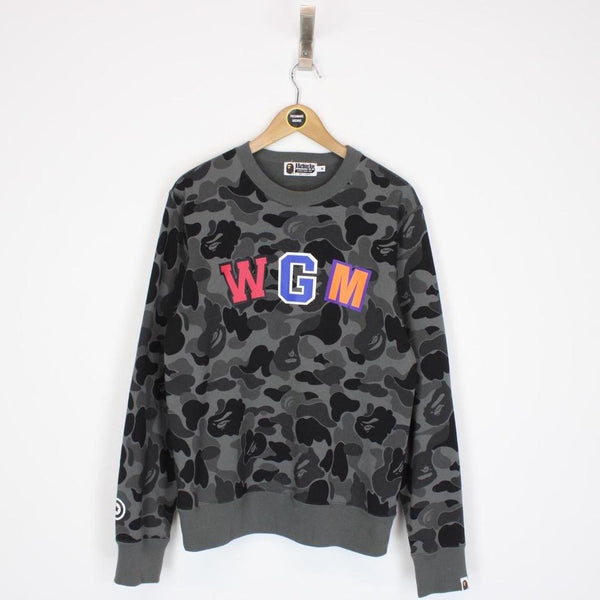 Bape Camo ABC Shark Sweatshirt Medium