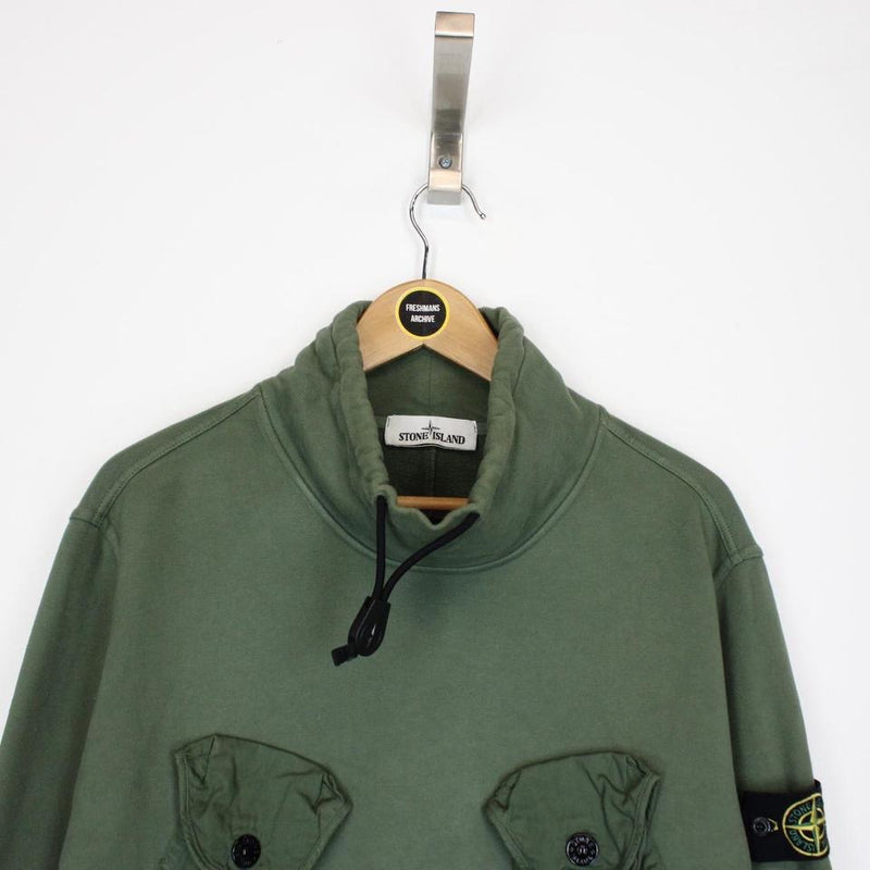 Stone Island AW 2021 Military Style Sweatshirt Large