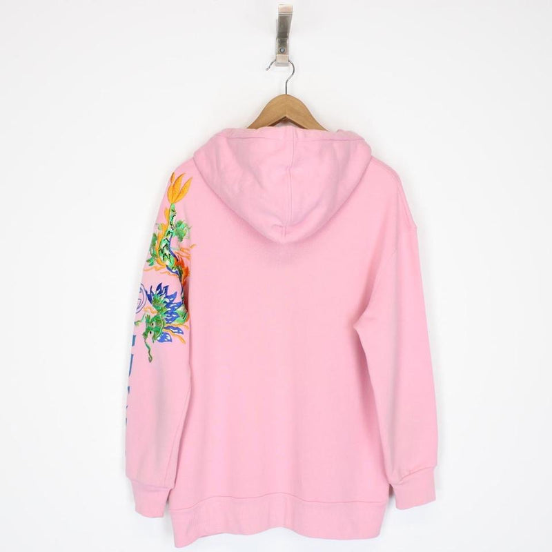 Gucci pink hoodie dragon best sale