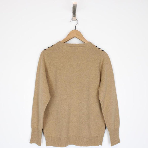 Vintage Burberry Lambswool Jumper Small