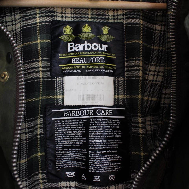 Vintage Barbour Beaufort Wax Jacket XL