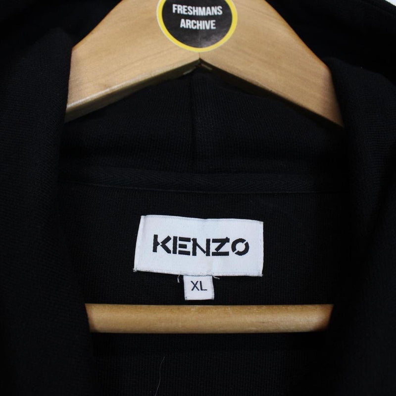 Kenzo Black K-Tiger Hoodie L/XL