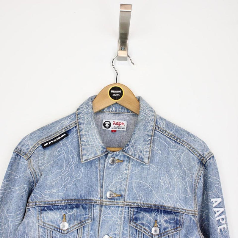 Bape Aape Denim Jacket Small