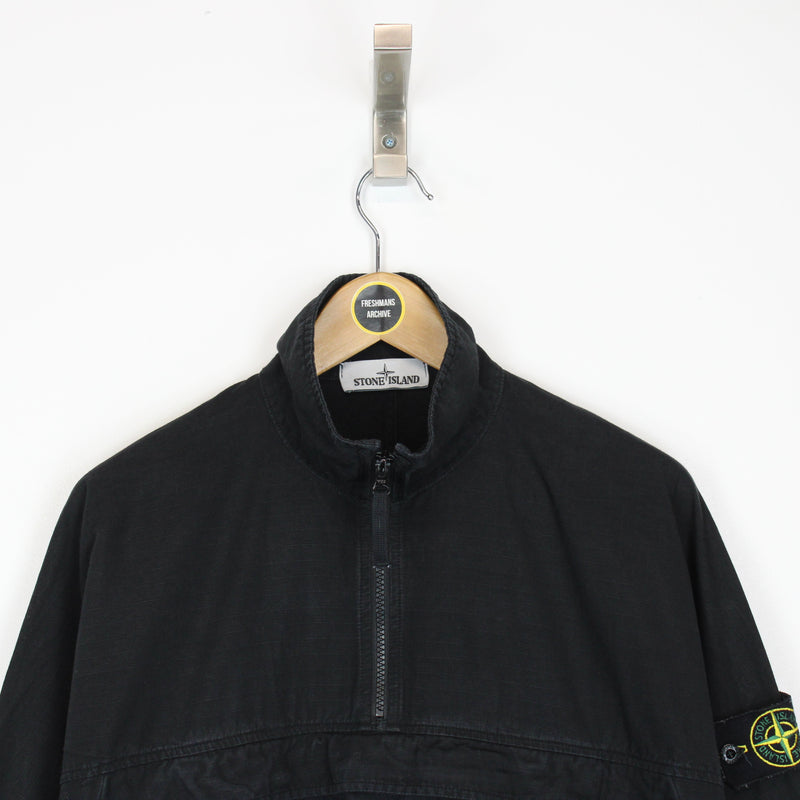 Stone Island AW 2020 1/4 Zip Ripstop Smock Jacket Small