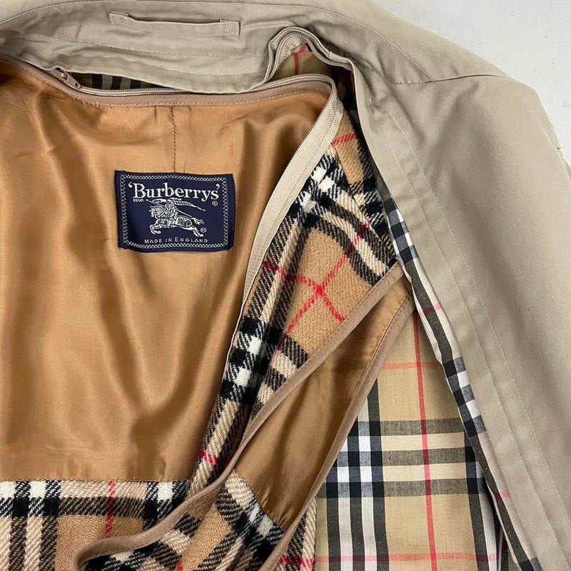 Vintage Burberry Trench Coat XL Freshmans Archive