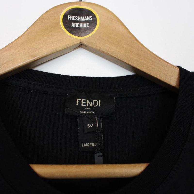 Fendi t shirt zip mouth hotsell