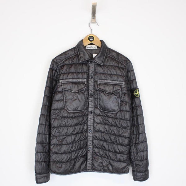 Stone island down overshirt online