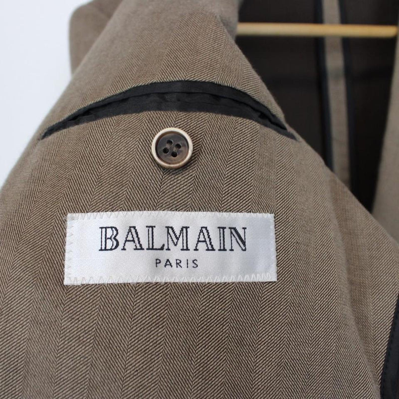 Vintage Balmain Paris Cotton Blazer Jacket XL