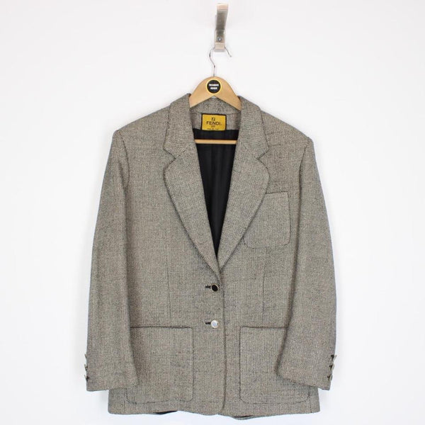 Vintage Fendi Wool/Silk Blazer Jacket  Large