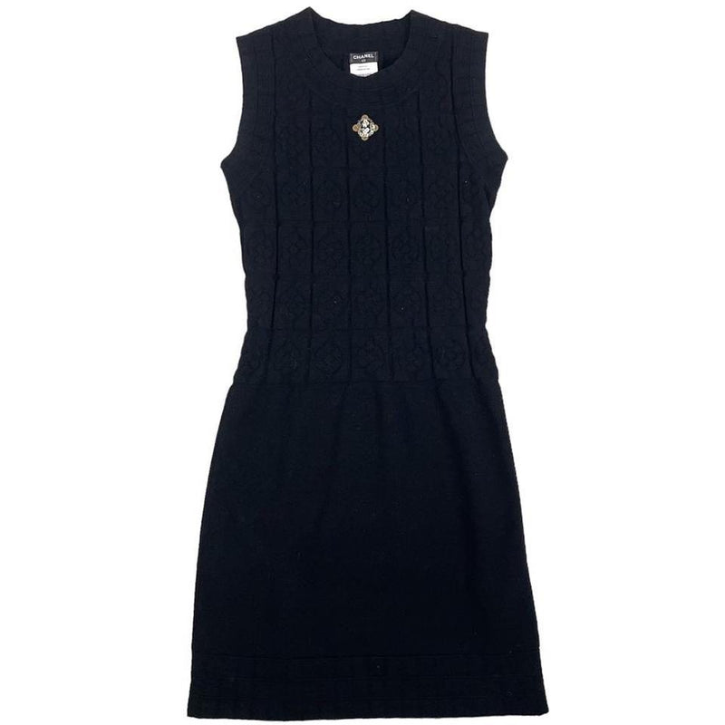 Chanel Cashmere Wool Sleeveless Dress Medium