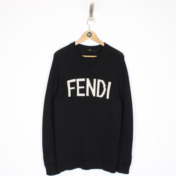 Fendi Logo Wool Jumper Medium