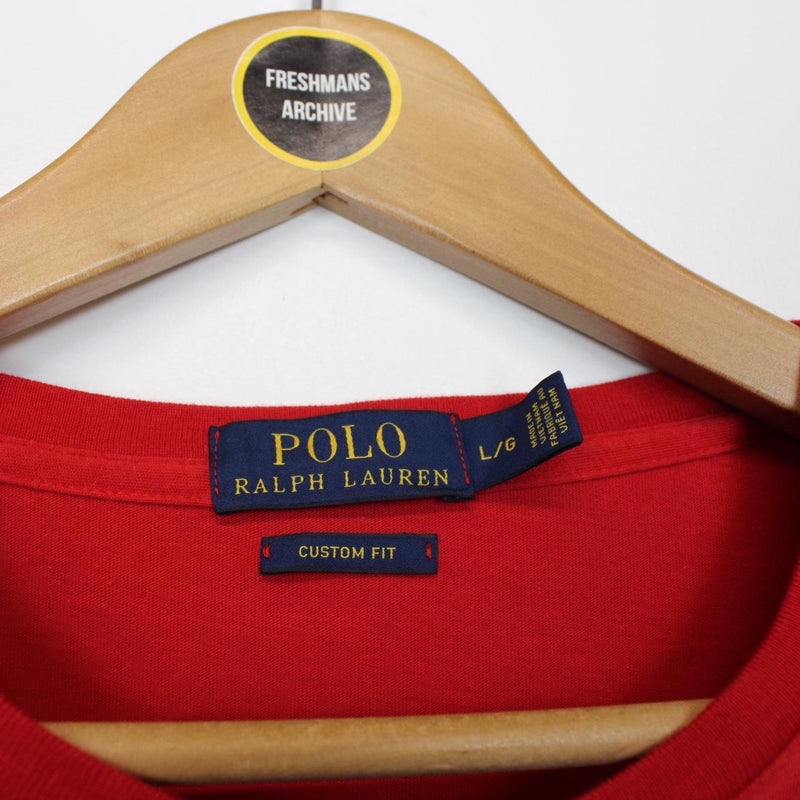 Polo Ralph Lauren Red Short Sleeve Cotton T-Shirt