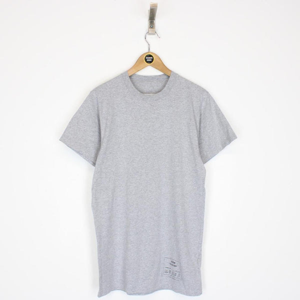 Maison Margiela 1Con Grey Cotton Short Sleeve T-Shirt