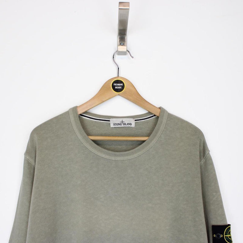 Stone Island SS 2015 Green Cotton Sweatshirt Jumper