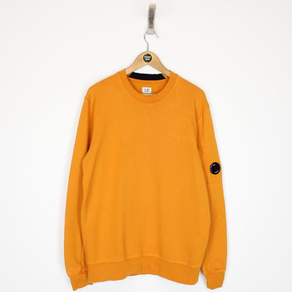 CP Company Orange Goggle Sweatshirt Jumper