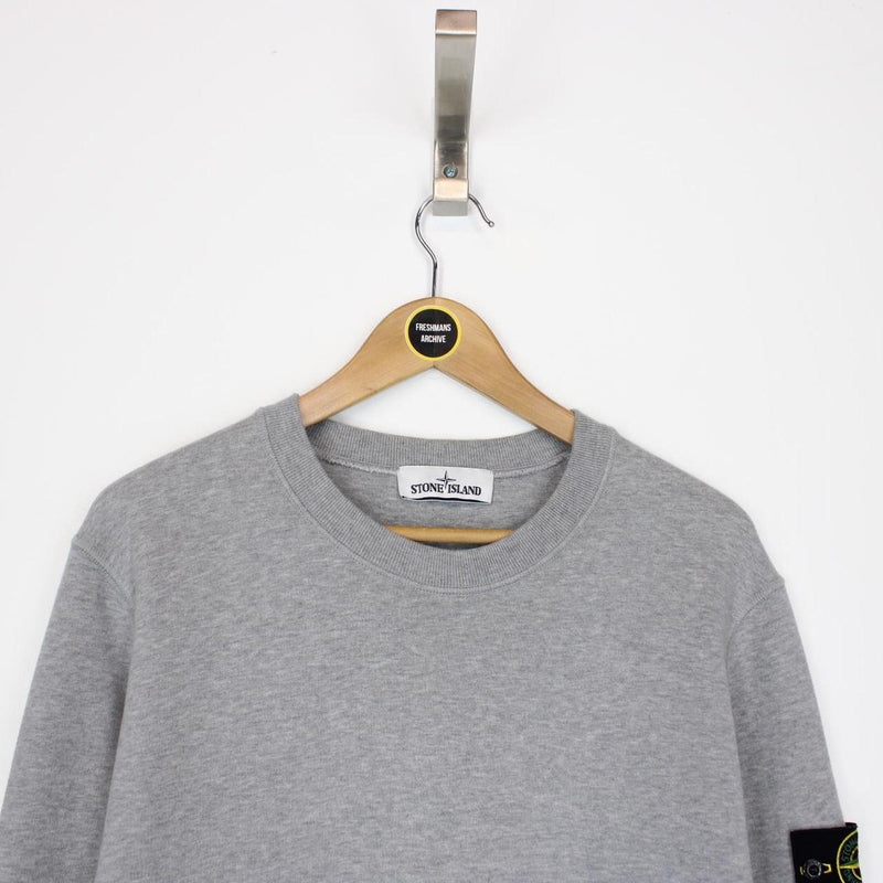 Stone Island AW 2020 Grey Cotton Sweatshirt Jumper