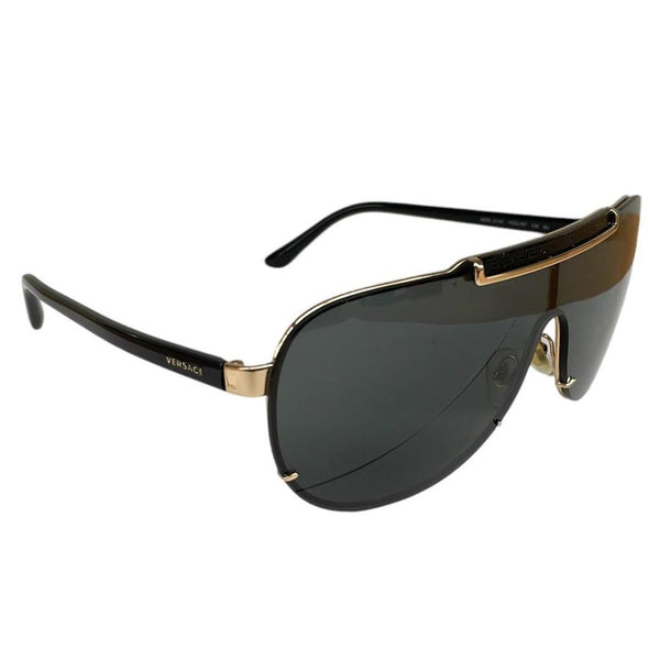 Versace Black and Gold 2140 Visor Sunglasses