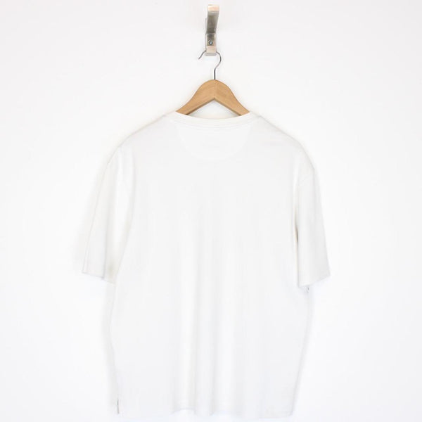 Fendi White Zucca Monogram Cotton Short Sleeve T-Shirt