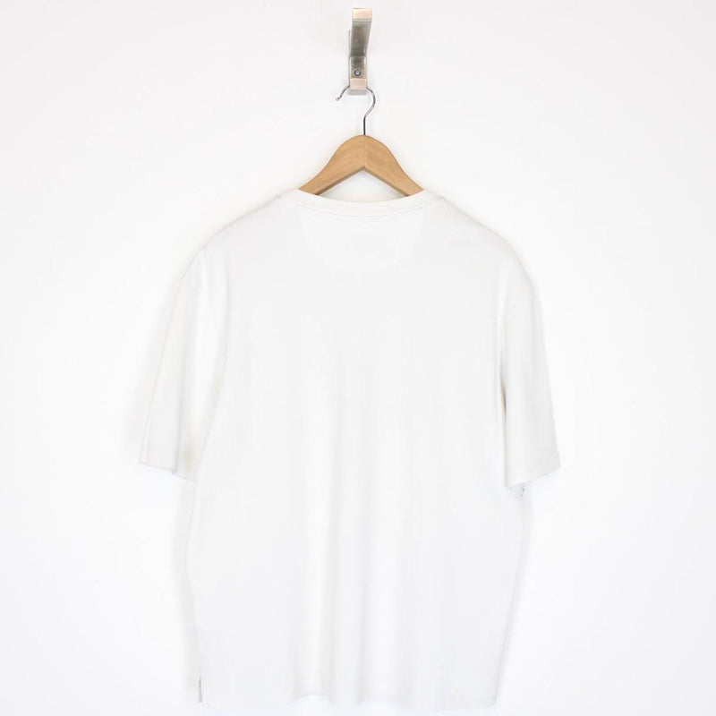 Fendi White Zucca Monogram Cotton Short Sleeve T-Shirt