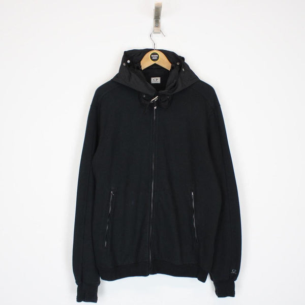 CP Company SS 2014 Black Full Zip Goggle Hoodie Jumper