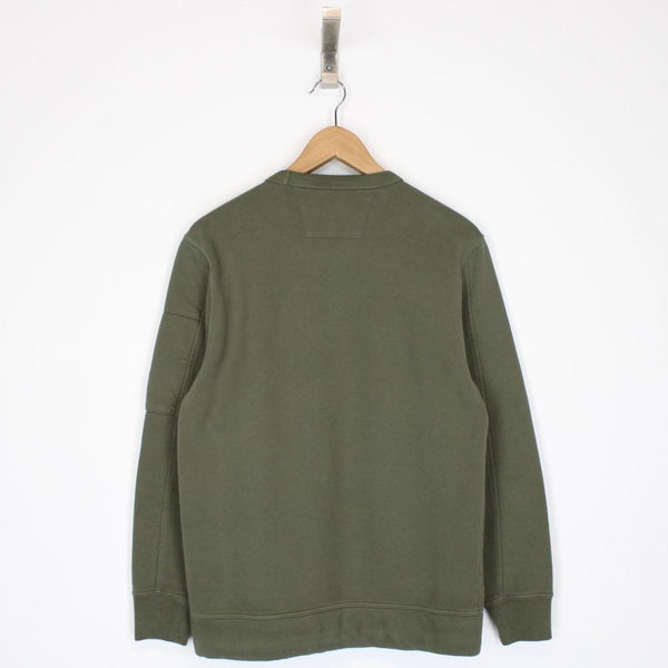 CP Company Green Goggle Sweatshirt Jumper