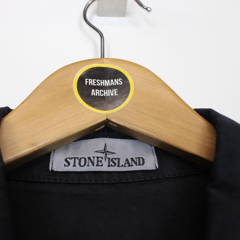 Stone Island AW 2022 Navy Blue Full Zip Overshirt Jacket