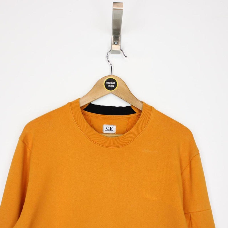 CP Company Orange Goggle Sweatshirt Jumper