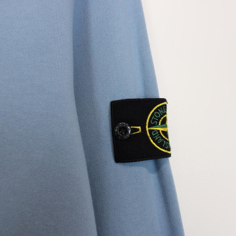 Stone Island Blue Cotton Sweatshirt Jumper