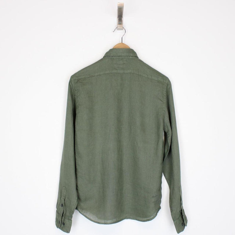 CP Company Green Long Sleeve Linen Shirt