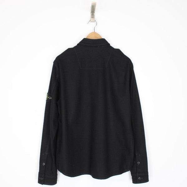 Vintage Stone Island AW 2007 Black Wool Overshirt