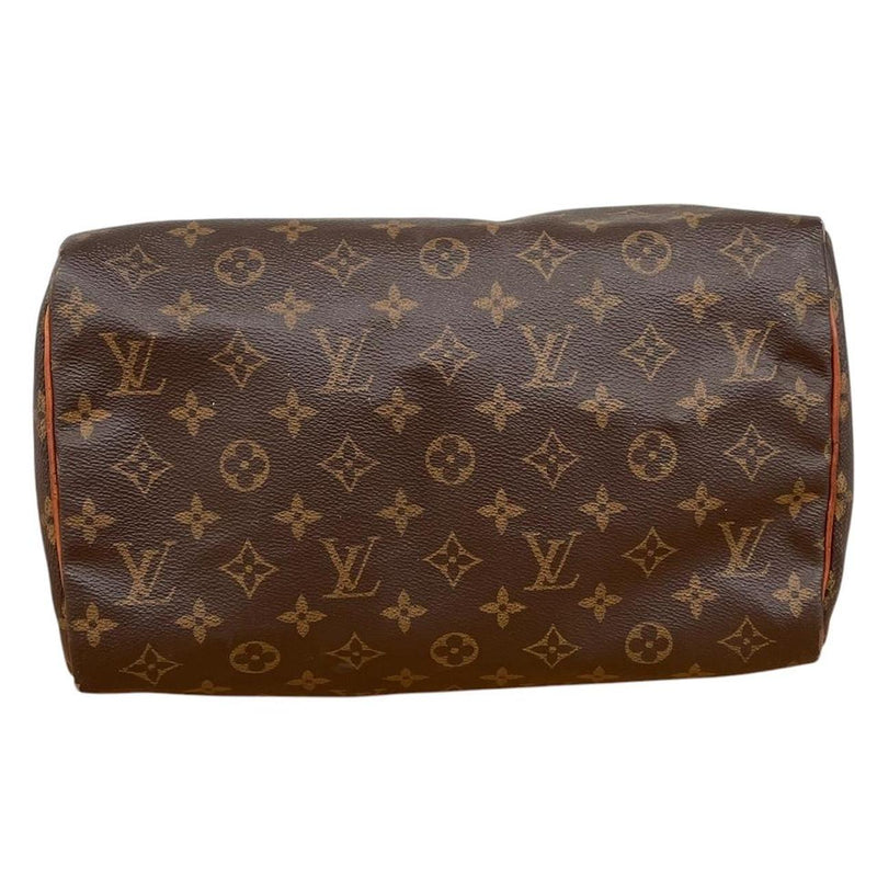 Louis Vuitton Speedy 30 Brown and Beige Monogram Coated Canvas Bag