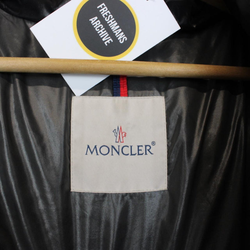 Moncler Maya Black Full Zip Down Puffer Jacket