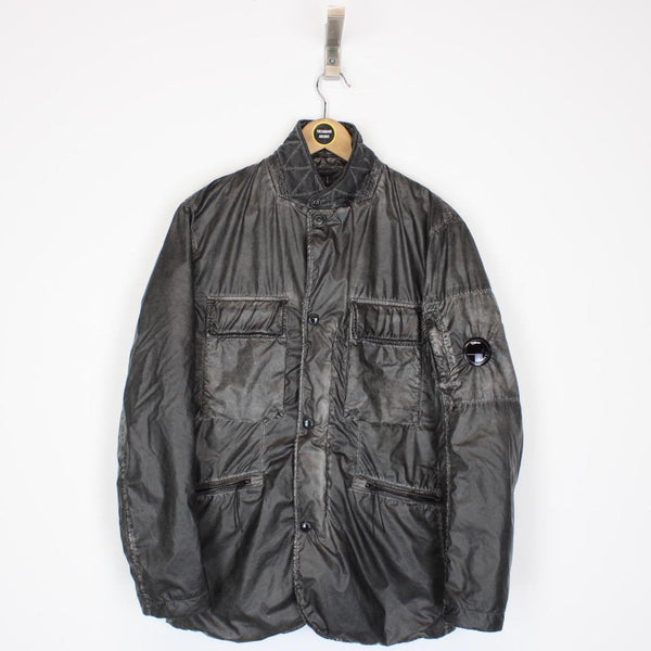 CP Company Grey Nyber Quilted Field Jacket