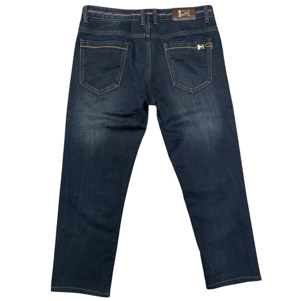 Hermes Navy Blue Slim Fit Denim Jeans