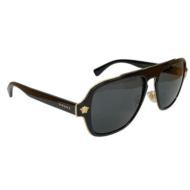 Versace Black 2199 Medusa Retro Charm Sunglasses