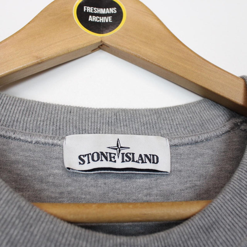 Stone Island AW 2020 Grey Cotton Sweatshirt Jumper