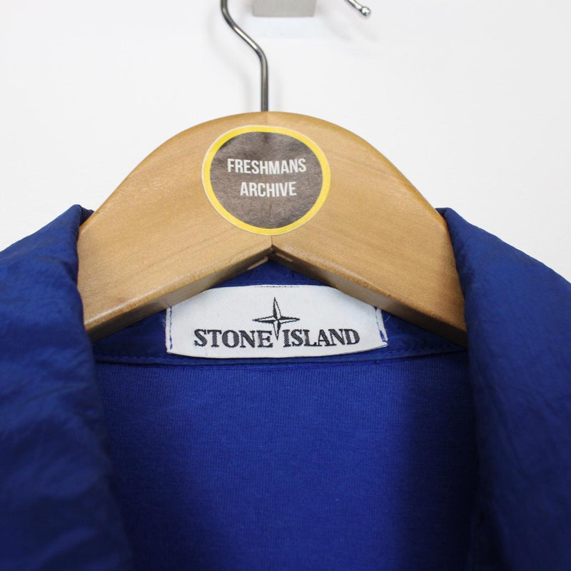 Stone Island AW 2016 Blue Full Zip Nylon Metal Overshirt Jacket