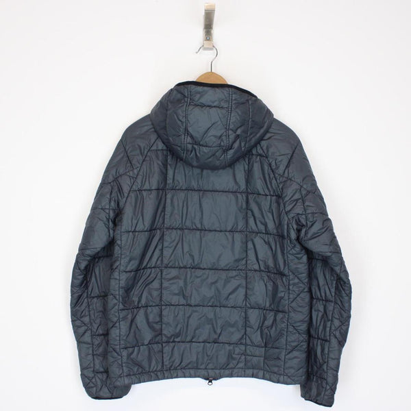 Stone Island SS 2019 Blue Garment Dyed Quilted Micro Yarn Down Jacket