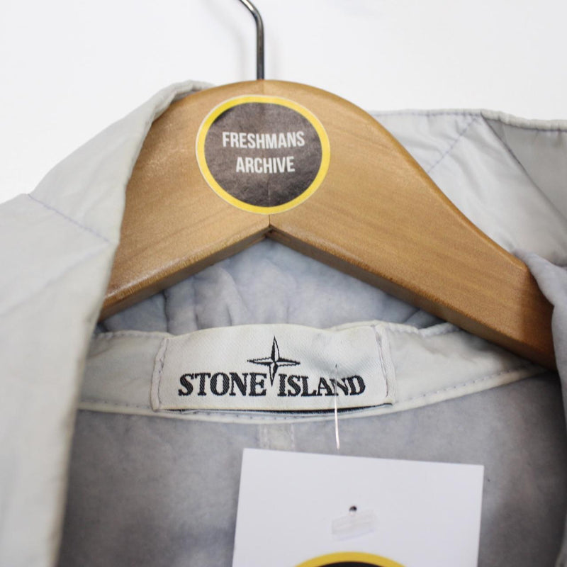 Stone Island AW 2018 Grey Full Zip Lamy Nylon Hooded Jacket