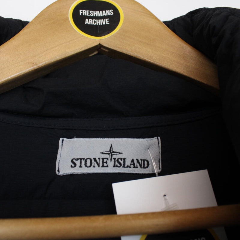 Stone Island AW 2024 Navy Blue Seamless Tunnel Nylon Down Puffer Jacket