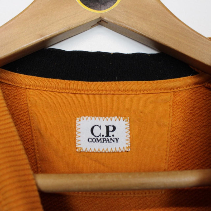 CP Company Orange Goggle Sweatshirt Jumper