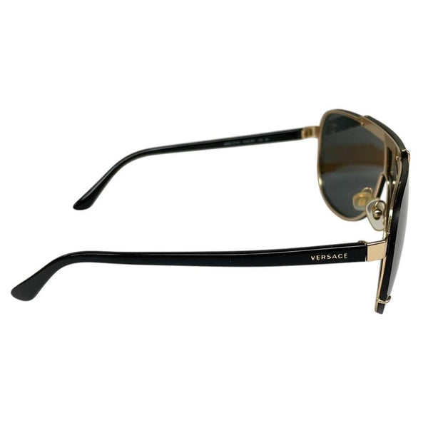 Versace Black and Gold 2140 Visor Sunglasses