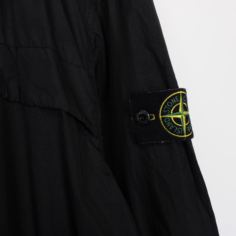 Stone Island SS 2024 Black Garment Dyed Crinkle Reps R-NY Jacket