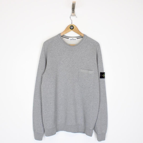 Stone Island SS 2015 Grey Cotton Sweatshirt Jumper