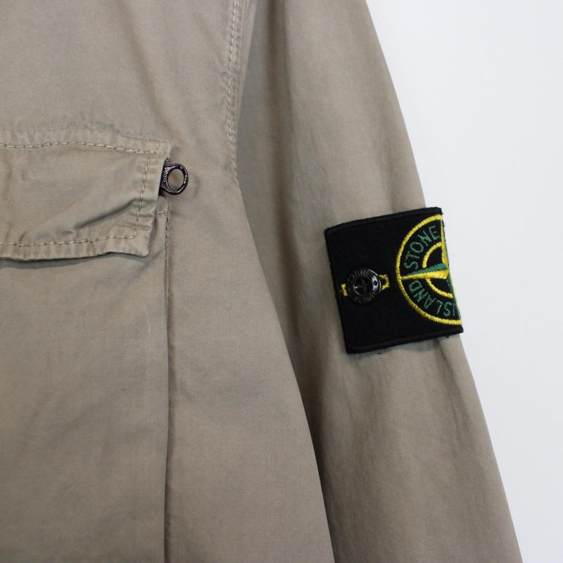 Stone Island SS 2018 Stone Brown Full Zip Overshirt Jacket