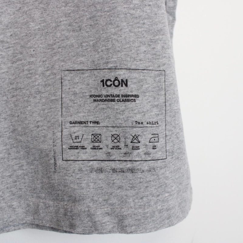 Maison Margiela 1Con Grey Cotton Short Sleeve T-Shirt